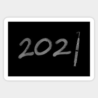 2021, year of hope Sticker